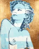 David Bromley, Hillary, acrylic on canvas