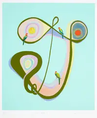 Sam Leitch, Tres Amigos II, screenprint, 5/25