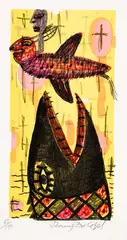 Jennifer Dolezel, Untitled, stone lithograph, 62/150