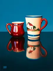 Ken Beatson, Coffee with Cream, acrylic on canvas