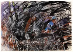Philippa Blair, Untitled, oil pastel on paper
