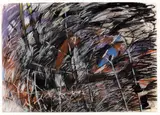 Philippa Blair, Untitled, oil pastel on paper