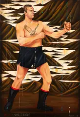 RB KM – Haast’s Eagle by Dean Proudfoot, oil on canvas, offered Feb 2018