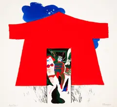 W. Berkeley, French Tent, silkscreen print, 1/10