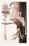 Cecil Park, I see your Hair is Burning, etching, 8/25