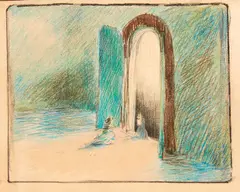Pauline Thompson, The Winter Solstice, pastel on paper