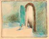 Pauline Thompson, The Winter Solstice, pastel on paper