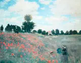 Claude Monet, Poppies, screenprinted poster