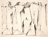 Glenda Randerson, Paper Bags, lithograph, 3/8