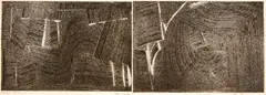 The Flood by John Drawbridge, mezzotint, 1/1, sold Feb 2018