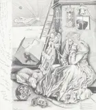 Matthew Couper, The NZ Masters, graphite on paper
