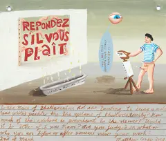 Matthew Couper, Repondez, oil on tin