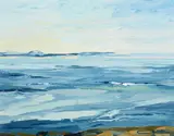 Rosemary Carr, View from the Sky Road, oil on panel