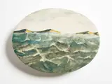 Christine Thacker, Waiheke Island, painted and glazed ceramic