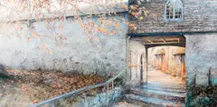 David Barker, Schoolroom, St Clement, Cornwall, England, oil on board