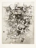 Gary Tricker, The Music Maker, etching, 3/12