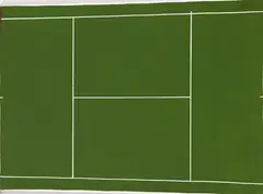 Astro-Turf #4 by Andrew Barber, oil on canvas, offered Dec 2017
