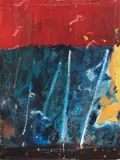 Matt Arbuckle, Stratified Sample, oil on board