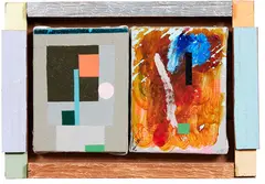 Untitled by Andrew McLeod, mixed media, offered Dec 2017