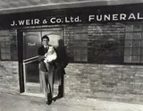 Robin Morrison, John Moller, Funeral Director, Noball, Ponsonby Road, gelatin silver print, 1977