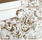 Pat Hanly, Love Scene B, cardboard relief print, 6/26