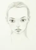 Peter Stichbury, Penny Pickard, graphite on paper