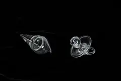 Steve Carr, Ice-cream and Pacifier, hand-blown scientific glass