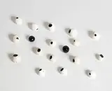 Martin Poppelwell, Untitled, glazed earthenware, 18 pieces