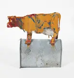 Jeffrey Thomson, Letterbox, rural mailbox, corrugated iron, paint