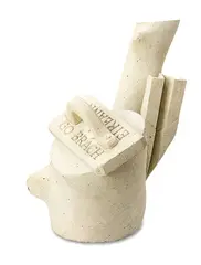 Denis O’Connor, Eirann Go Brach, carved limestone, 1986