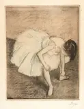 Edgar Degas, La danseuse, etching