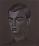 Peter Stichbury, Thomas F. Mantell, coloured pencil on paper