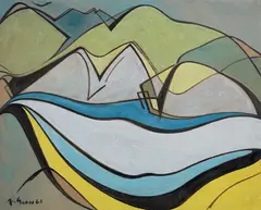 Frank Gross, Untitled, pastel on paper