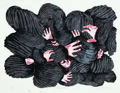 Donald James Ramage, The Metal Garden, silkscreen print