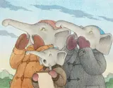 Graham Percy, Untitled (Elephant Family), watercolour