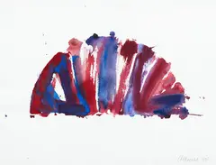 Untitled by Gretchen Albrecht, watercolour on paper, sold Dec 2017