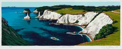 Tony Ogle, Champagne Cliffs – South Hahei, screenprint, AP