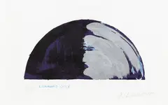 Gretchen Albrecht, Charon’s Cave, colour lithograph, 68/140