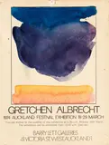 Gretchen Albrecht, Invitation for 1974 Auckland Festival Exhibition