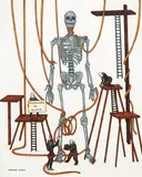 Aleksandra Petrovic, Posessed By Elves, pen, ink and pencil on paper