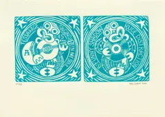 Sam Broad, Untitled, screenprint, 12/33