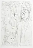 Jeffrey Harris, Her definition, etching, 13/15