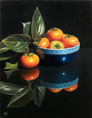 Ken Beatson, Untitled (Persimmons), oil on canvas