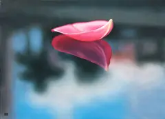 Ken Beatson, Untitled (Petal Study), oil on canvas