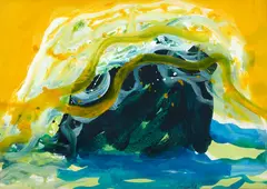 Untitled by Michael Smither, gouache on paper, sold Nov 2017
