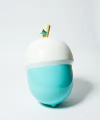 Dottori by Seung Yul Oh, fibreglass, two-pot automotive paint and steel (2014), sold Nov 2017
