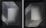 Andrew Beck, Glass Strata, gelatin silver prints, diptych