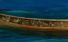 Maori by John Walsh, oil on board, offered Nov 2017