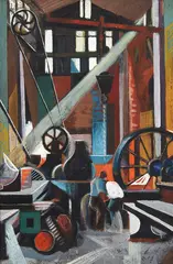 John Weeks, Fraser’s Foundry, gouache on board