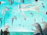 Bill Hammond, Limbo Bay, acrylic on canvas